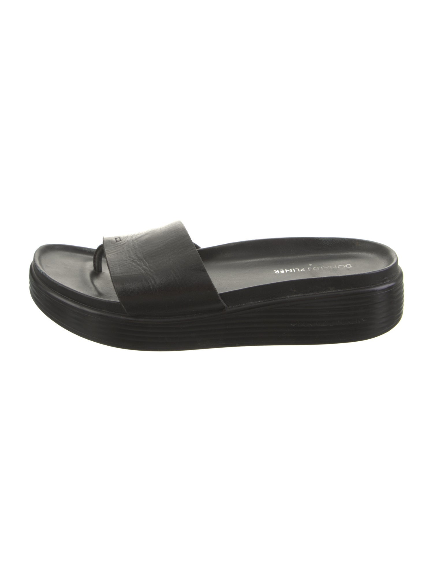 Donald Pliner Leather Slides