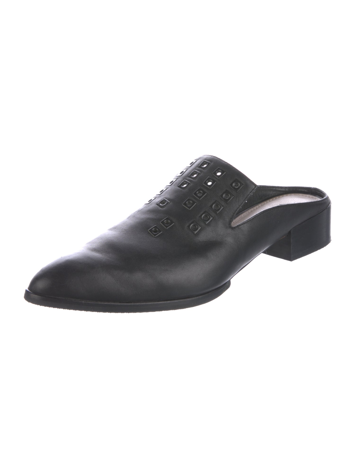 Donald Pliner Leather Mules