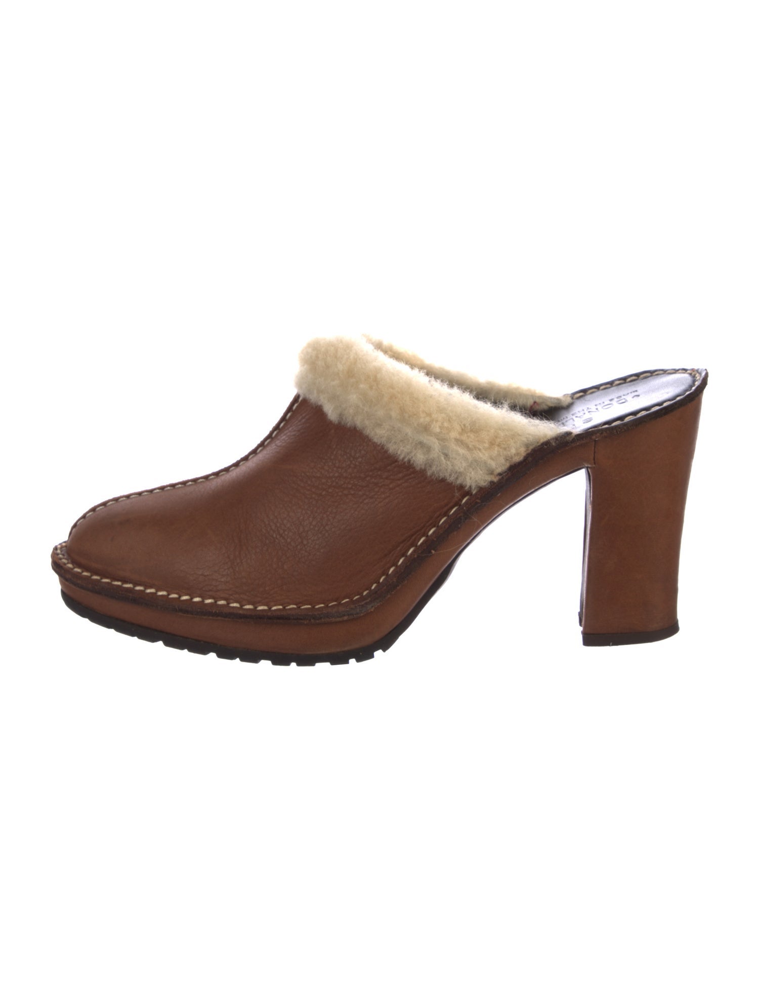 Donald Pliner Leather Mules