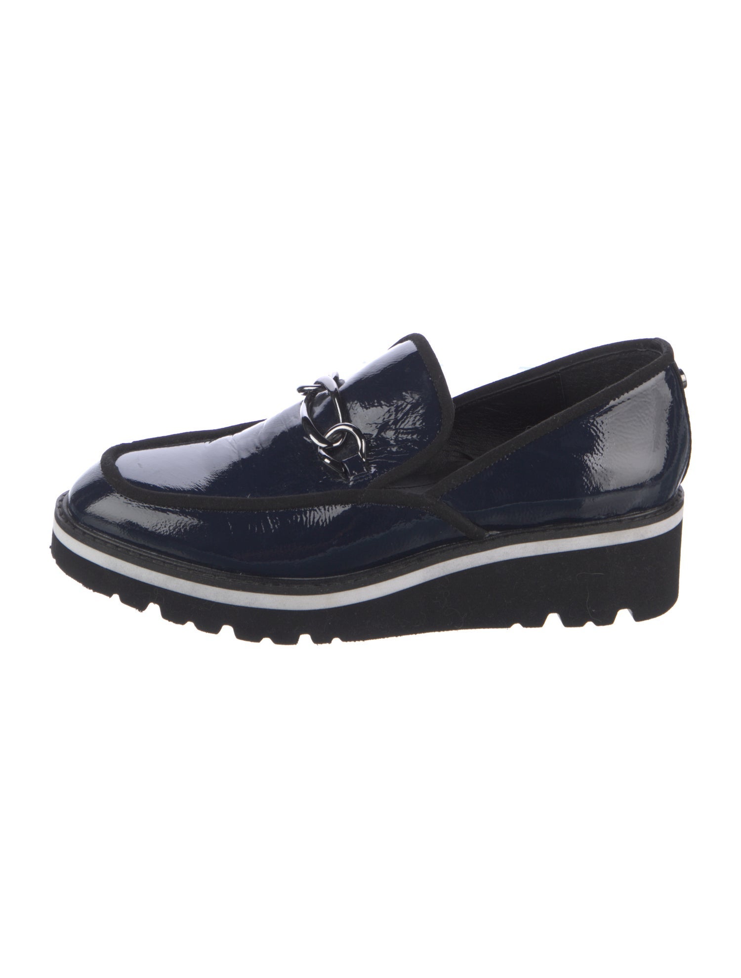 Donald Pliner Patent Leather Loafers