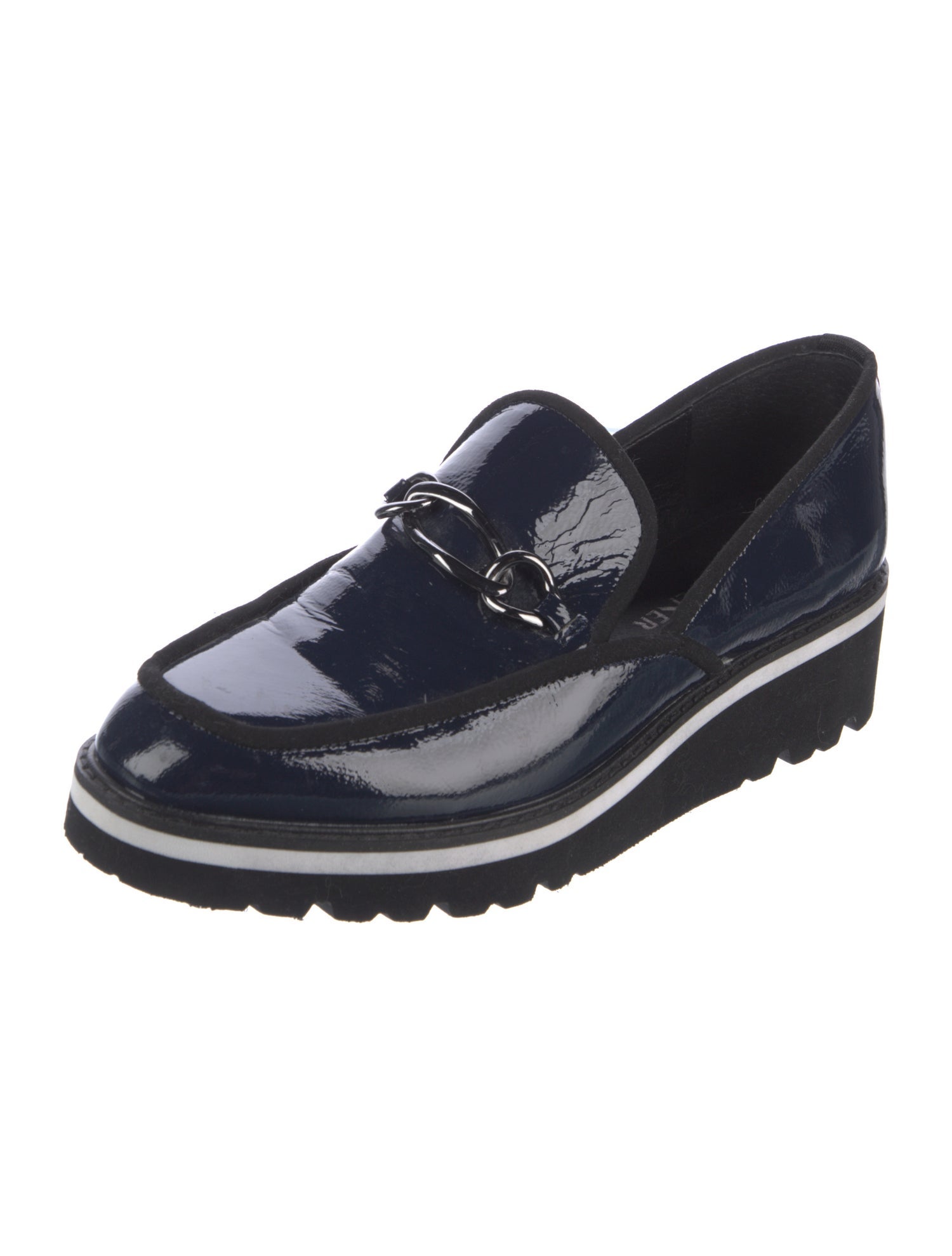 Donald Pliner Patent Leather Loafers