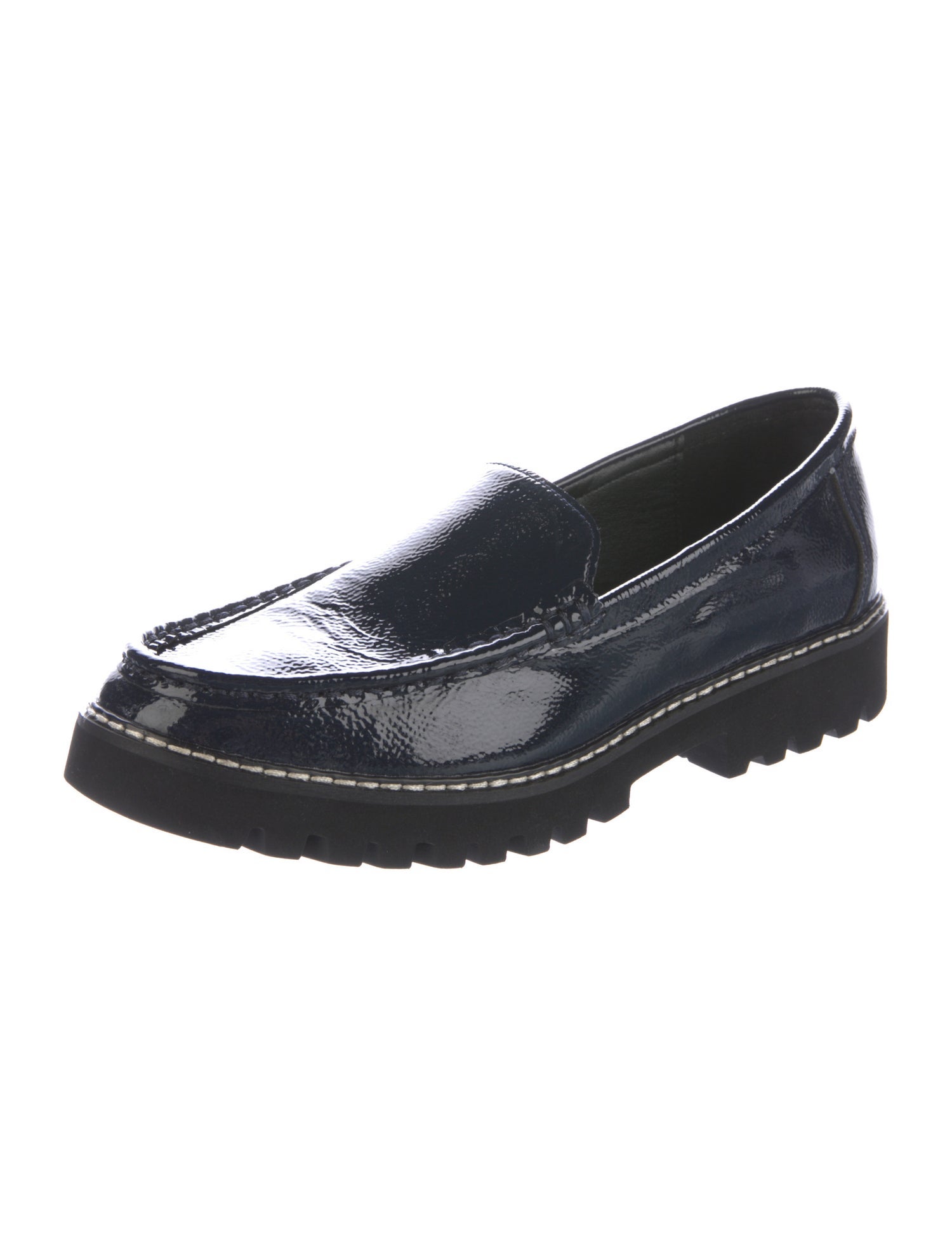 Donald Pliner Patent Leather Loafers