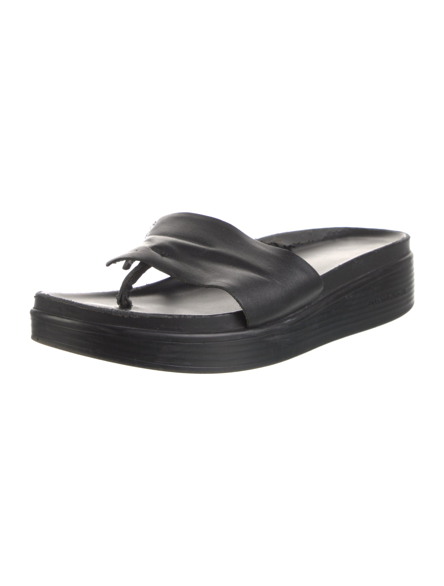 Donald Pliner Leather Slides