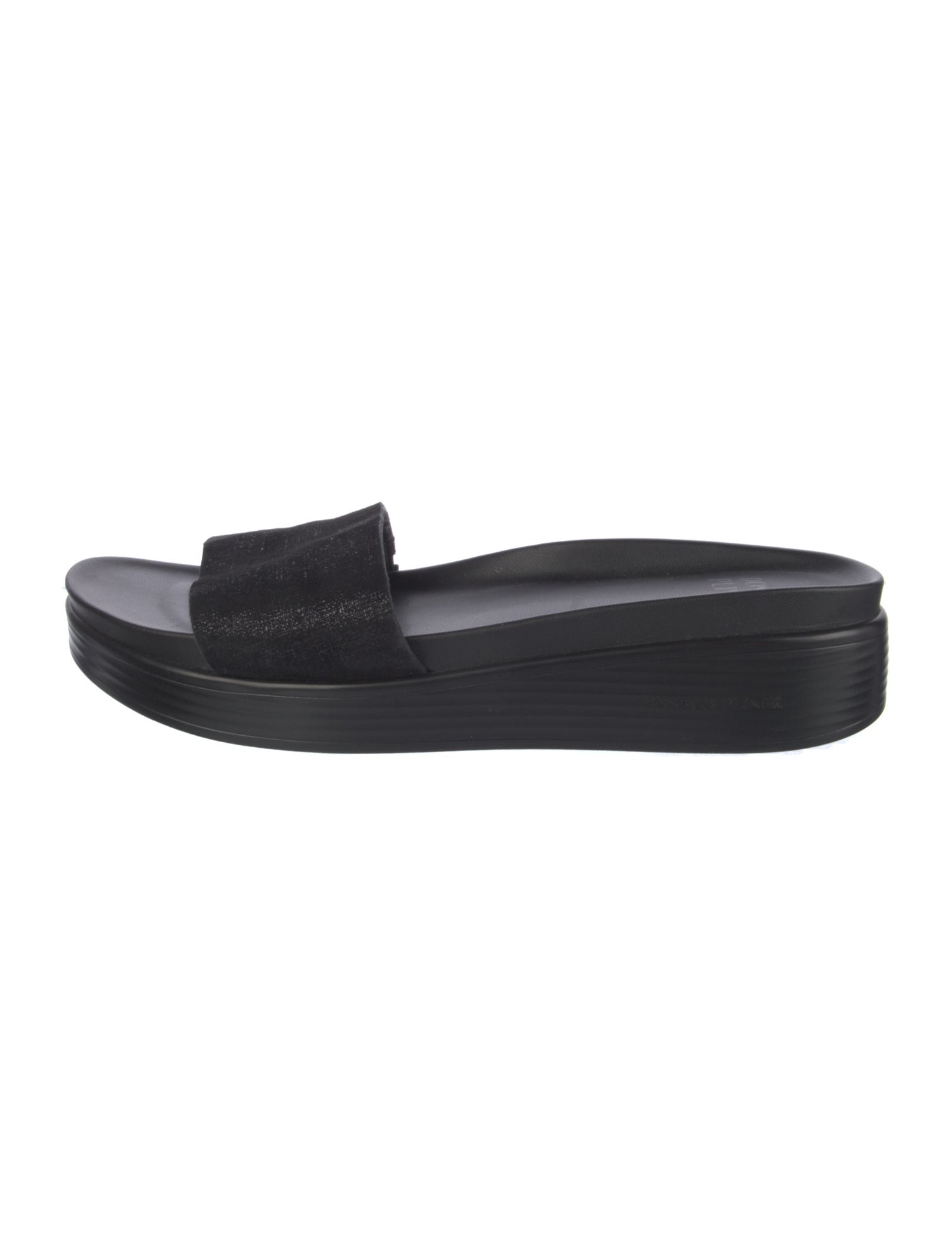Donald Pliner Suede Slides