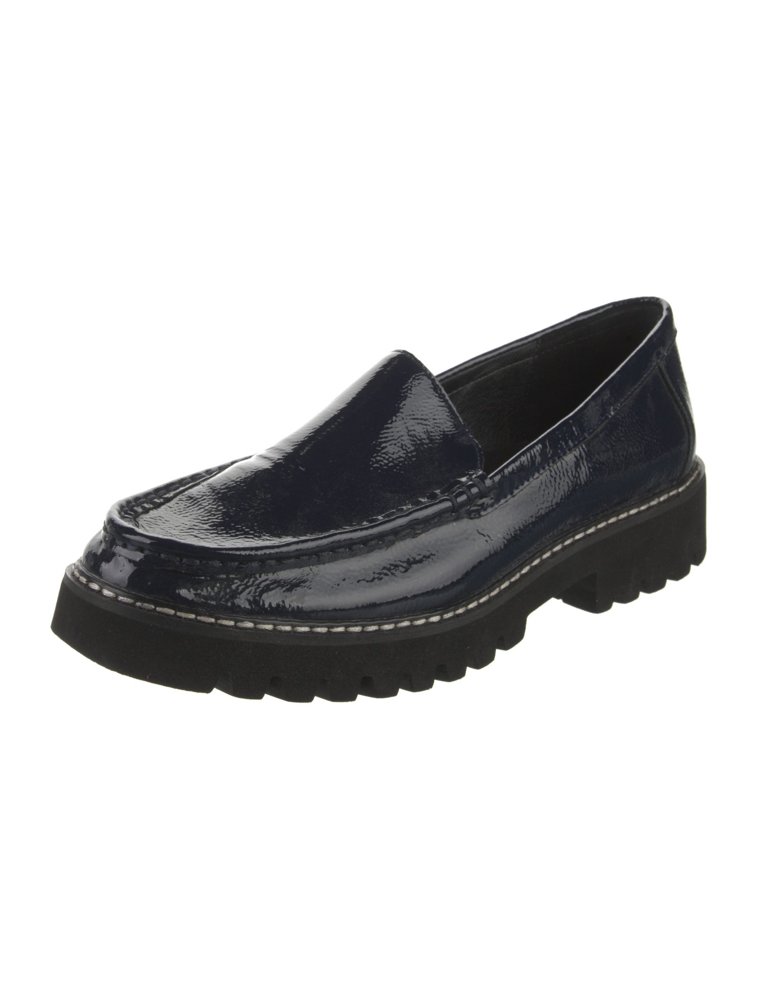 Donald Pliner Patent Leather Loafers