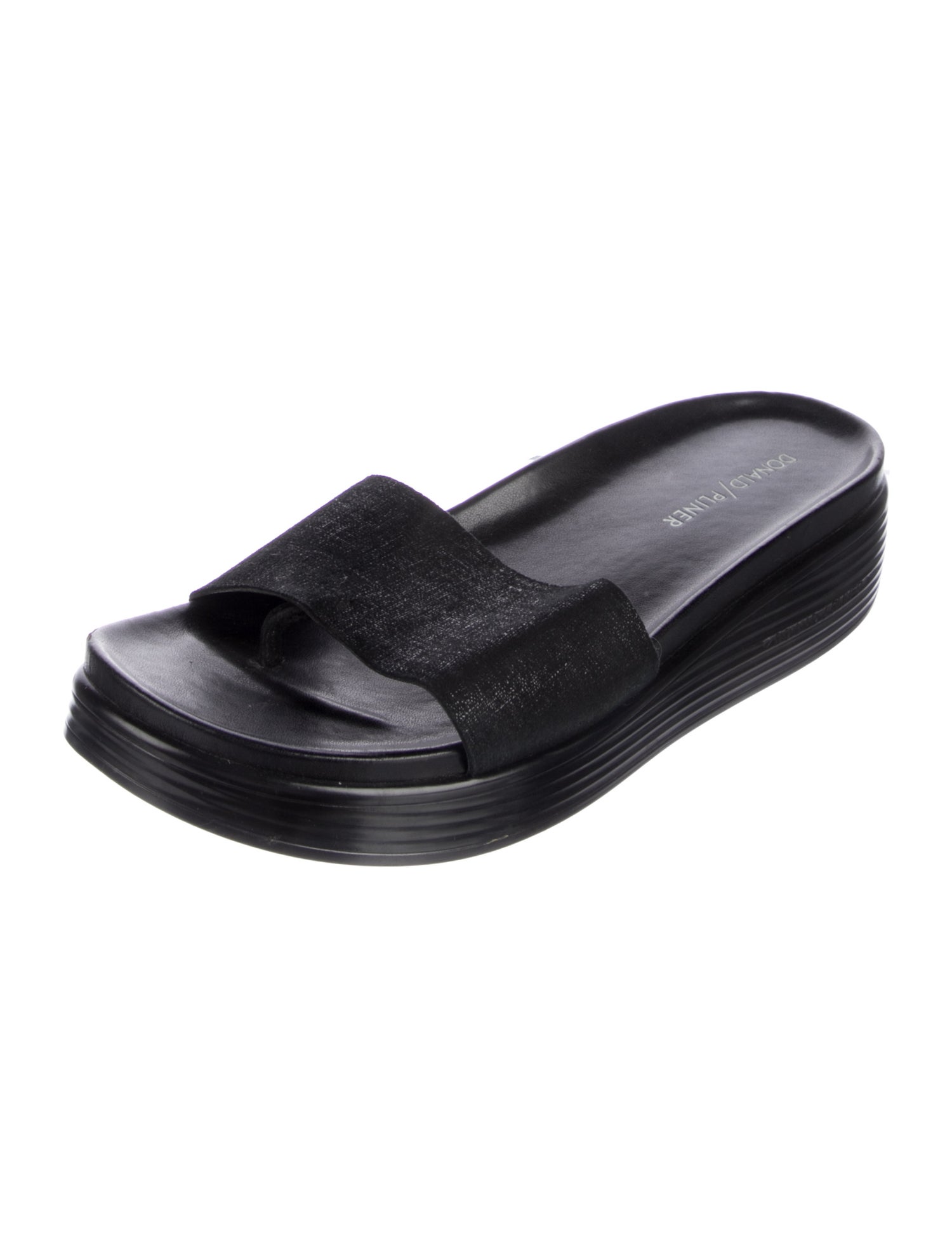 Donald Pliner Leather Slides
