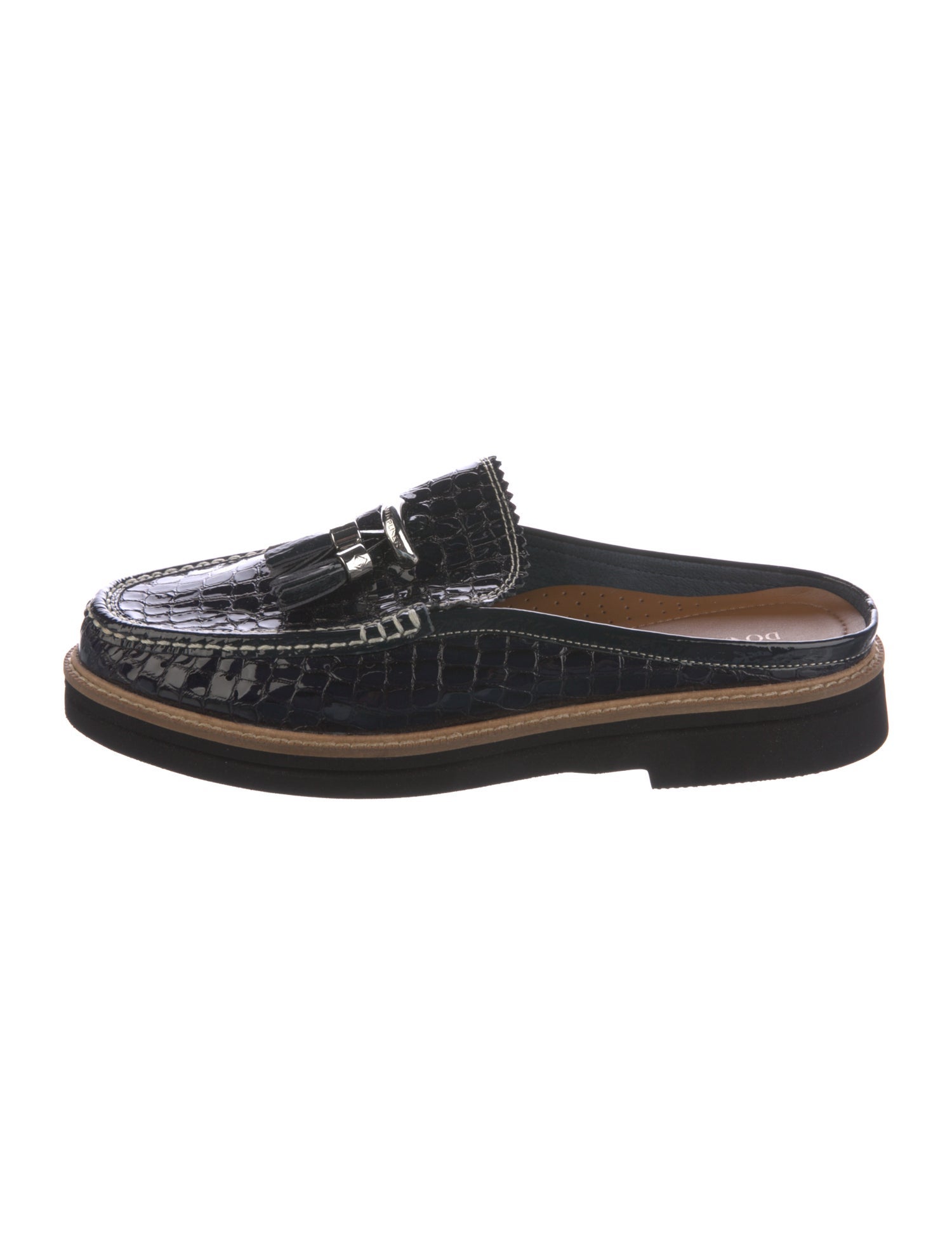 Donald Pliner Patent Leather Mules