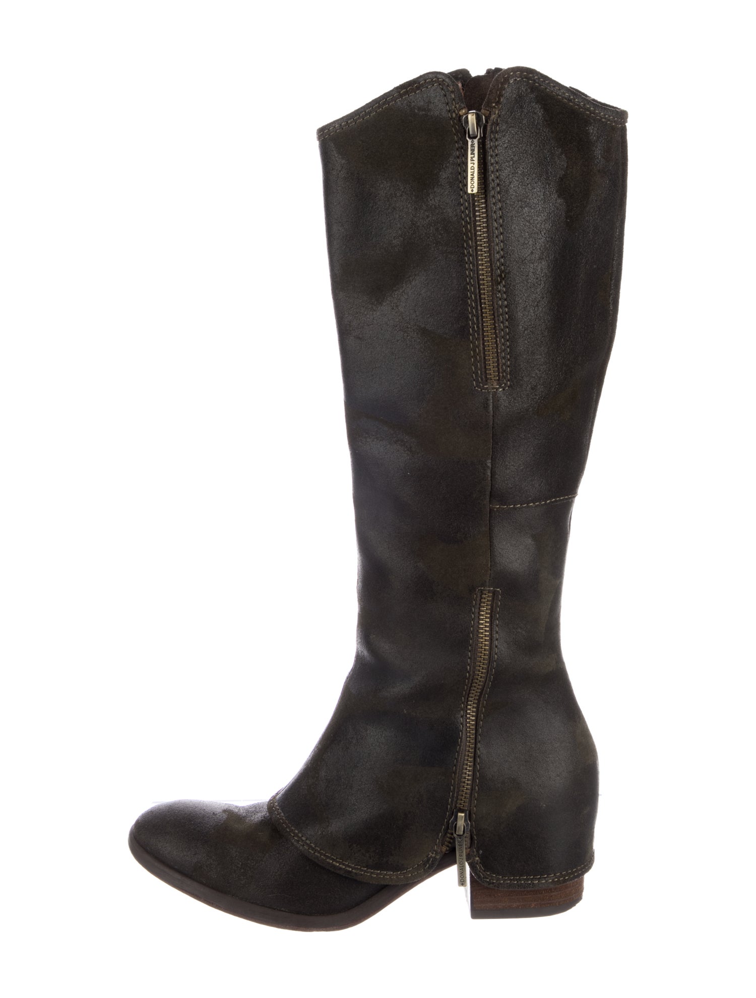 Donald Pliner Leather Riding Boots