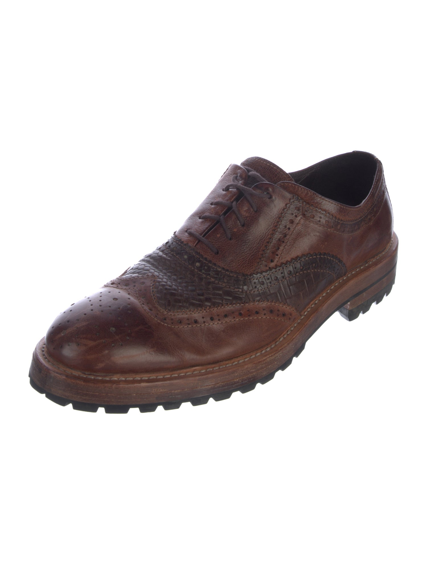 Donald Pliner Suede Colorblock Pattern Spectators