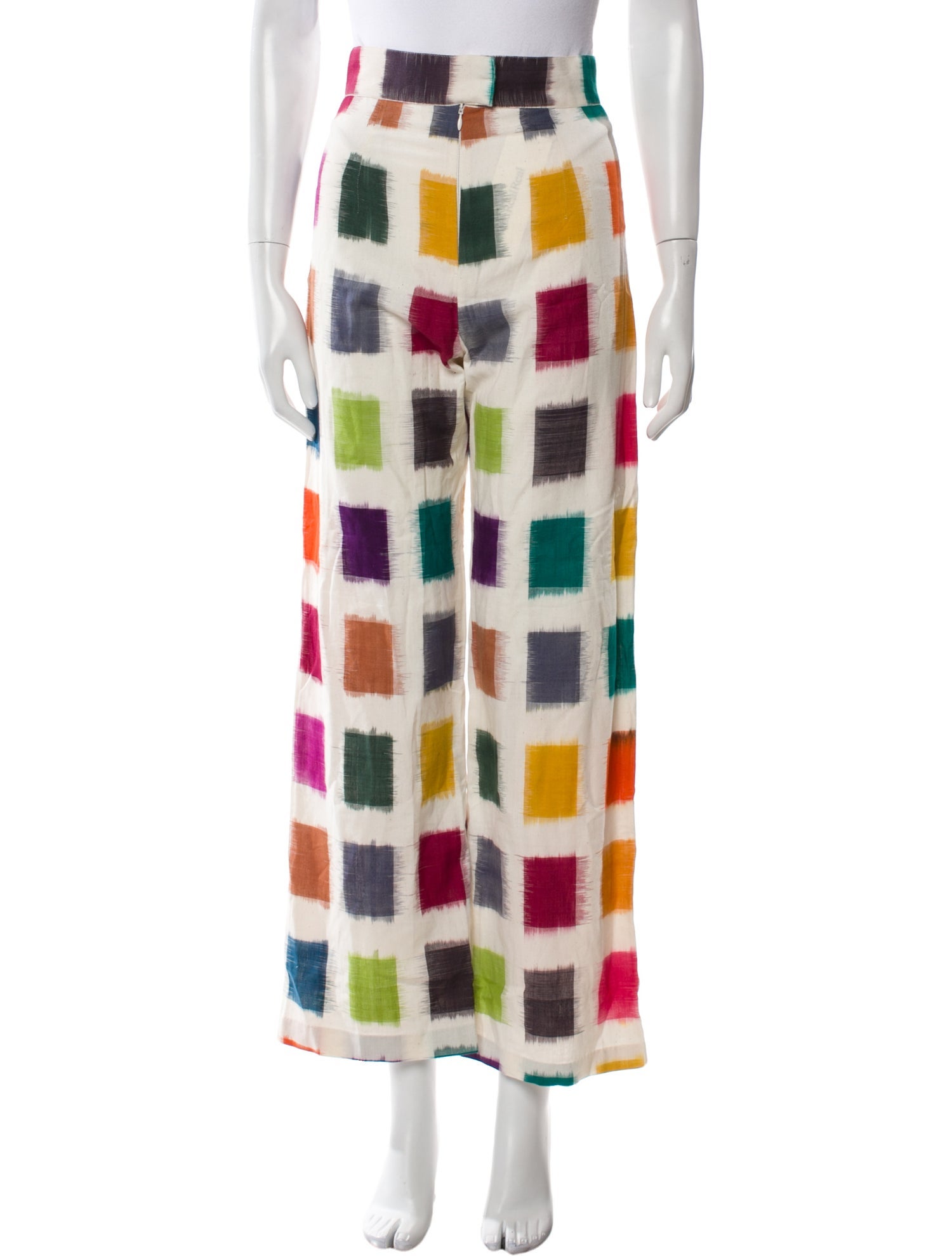 De Castro Tie-Dye Print Wide Leg Pants