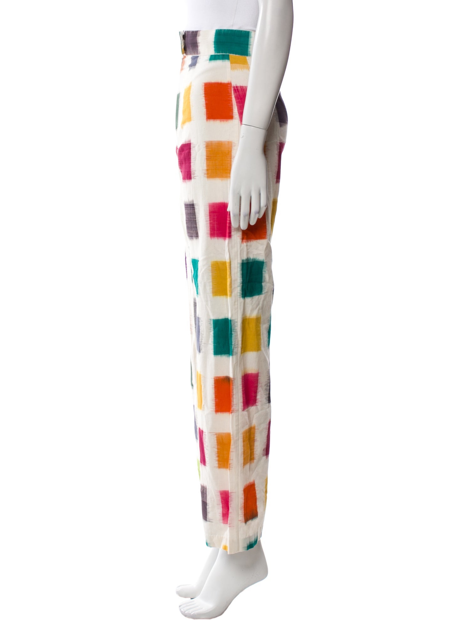 De Castro Tie-Dye Print Wide Leg Pants