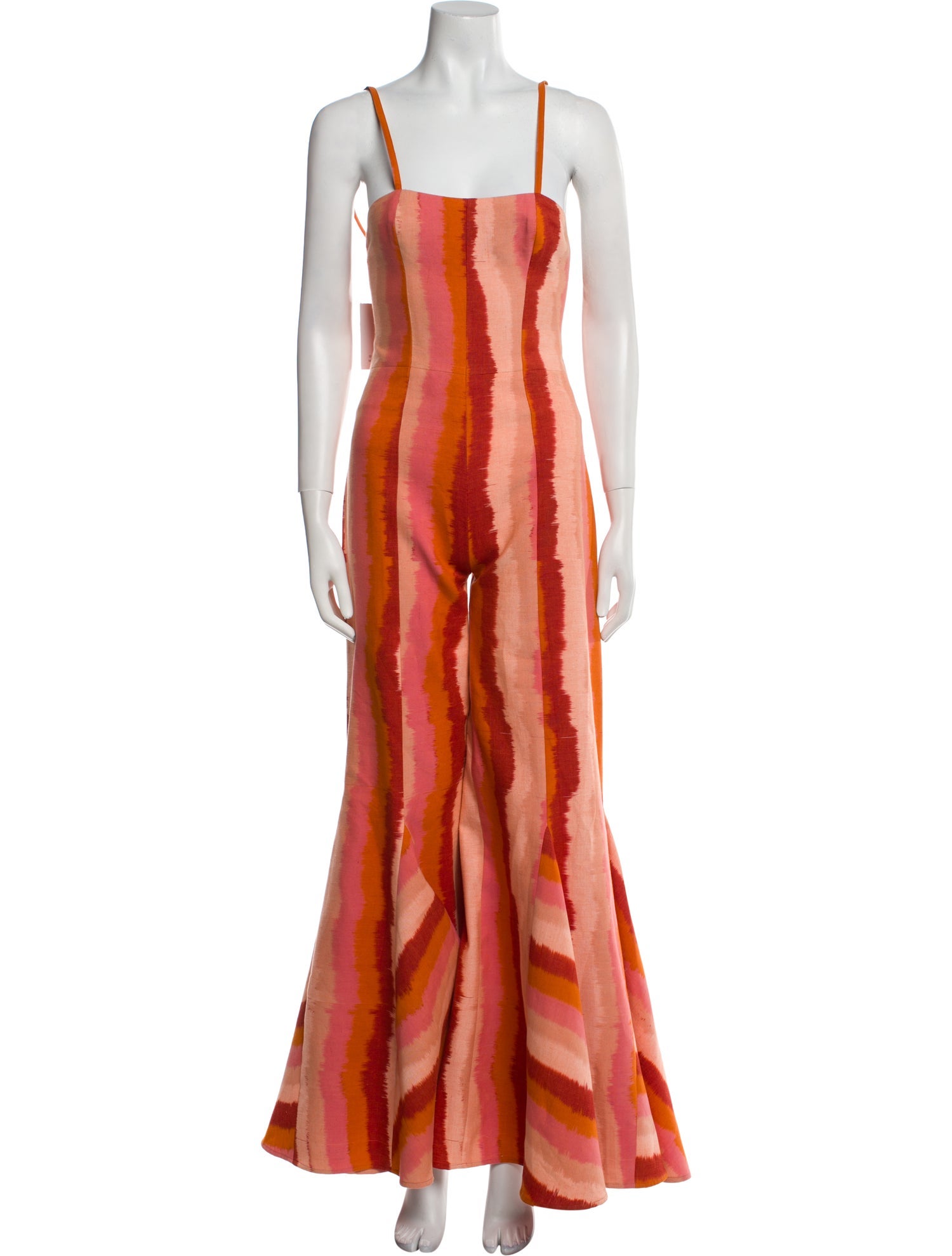 De Castro Tie-Dye Print Square Neckline Jumpsuit w/ Tags