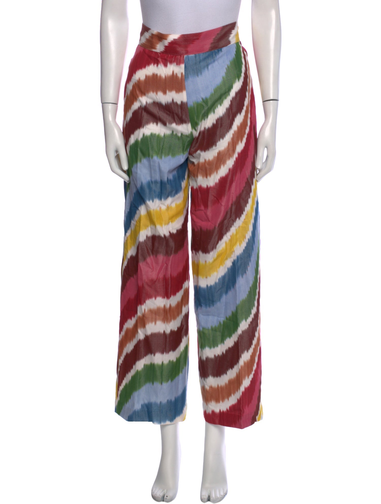 De Castro Silk Wide Leg Pants