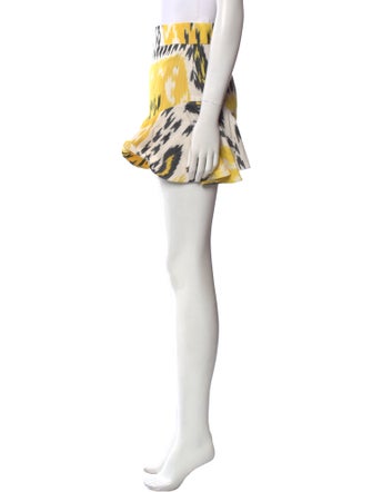 De Castro Printed Mini Skirt