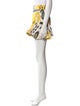 De Castro Printed Mini Skirt