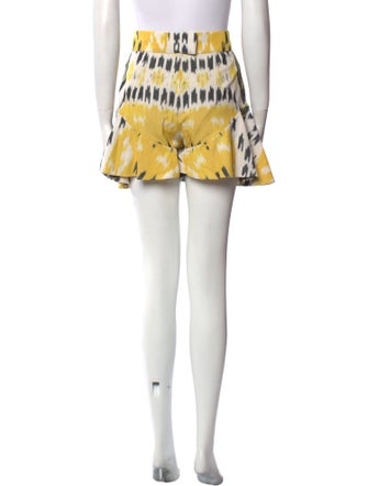 De Castro Printed Mini Skirt