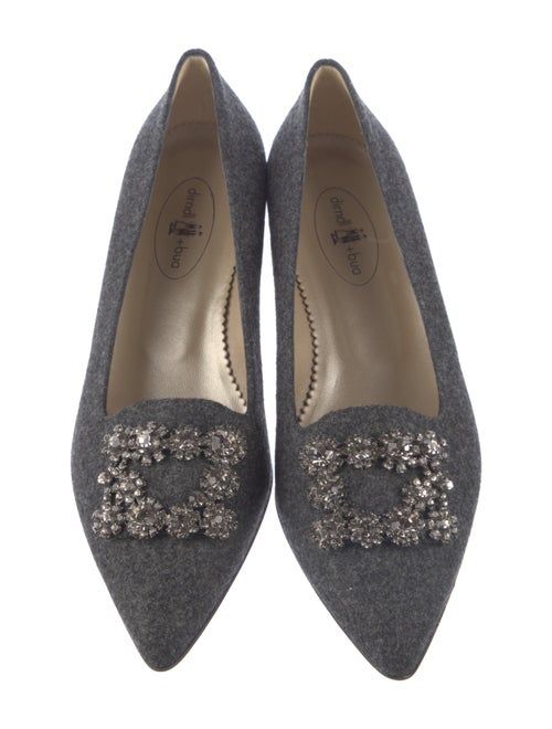 dirndl + bua Wool Floral Print Loafers
