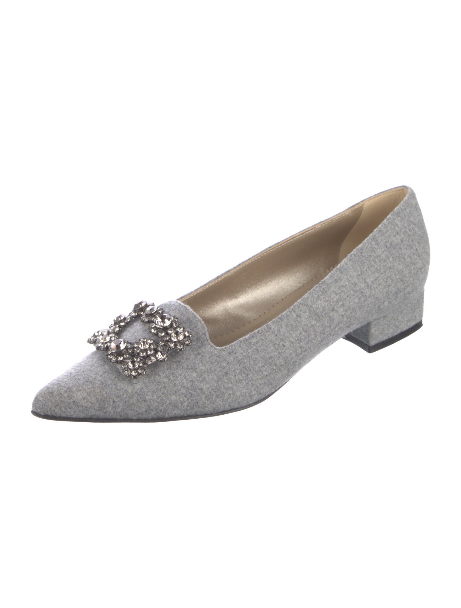 dirndl + bua Wool Crystal Embellishments Loafers