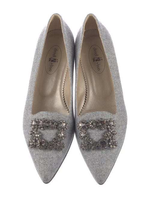 dirndl + bua Wool Crystal Embellishments Loafers