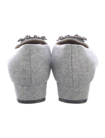 dirndl + bua Wool Crystal Embellishments Loafers