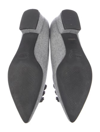 dirndl + bua Wool Crystal Embellishments Loafers