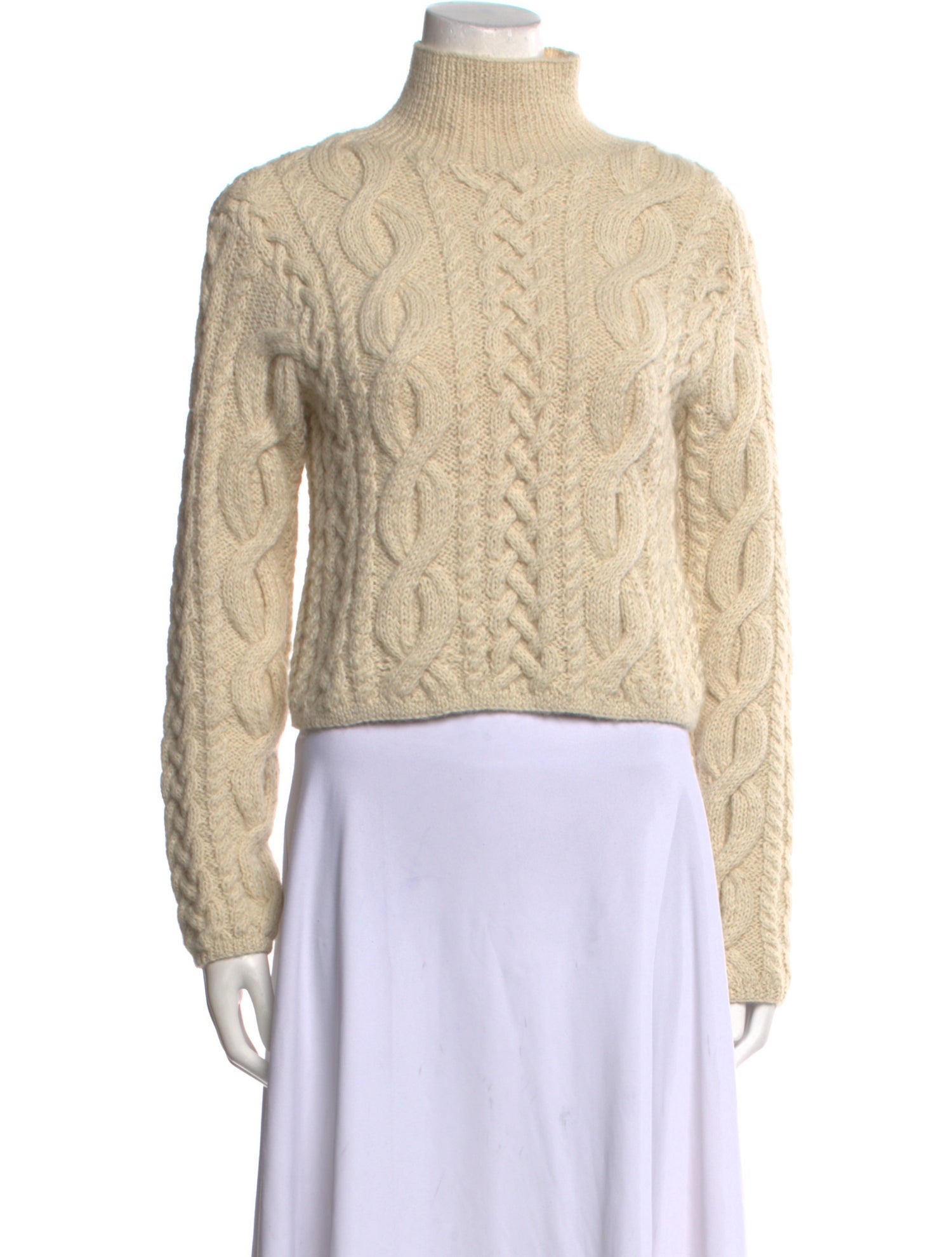 DKNY Alpaca Patterned Sweater