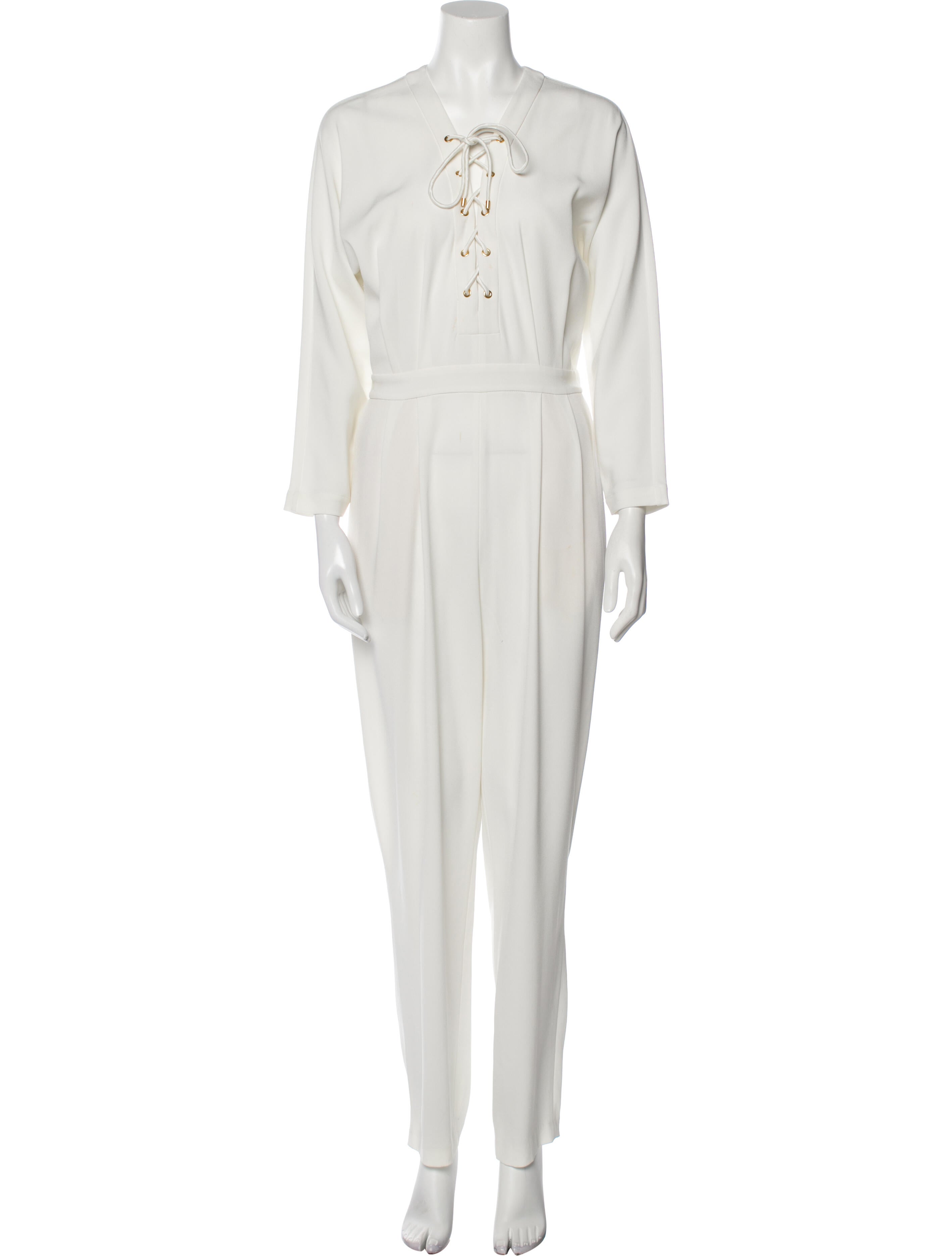 Derek Lam 10 Crosby Plunge Neckline Jumpsuit