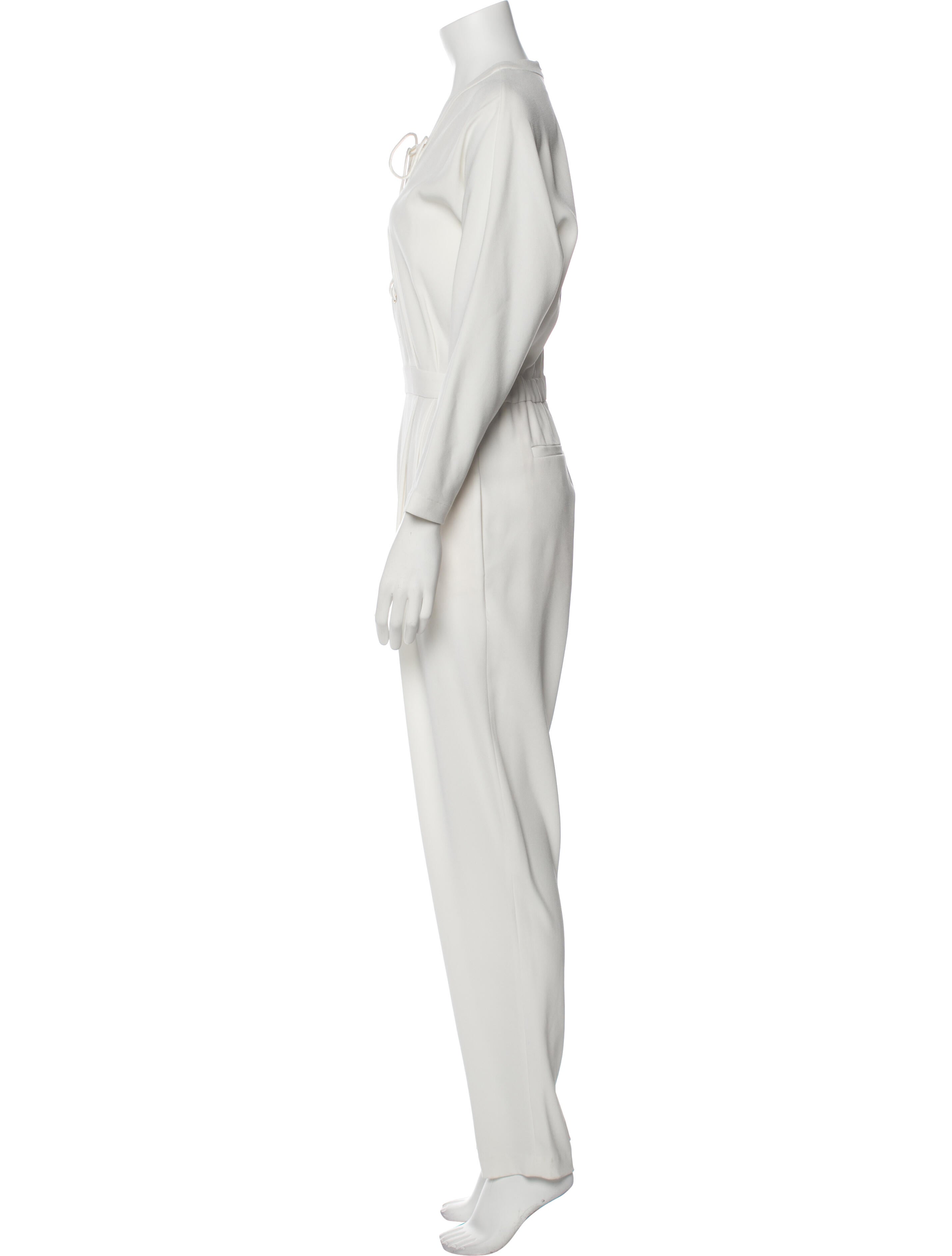 Derek Lam 10 Crosby Plunge Neckline Jumpsuit