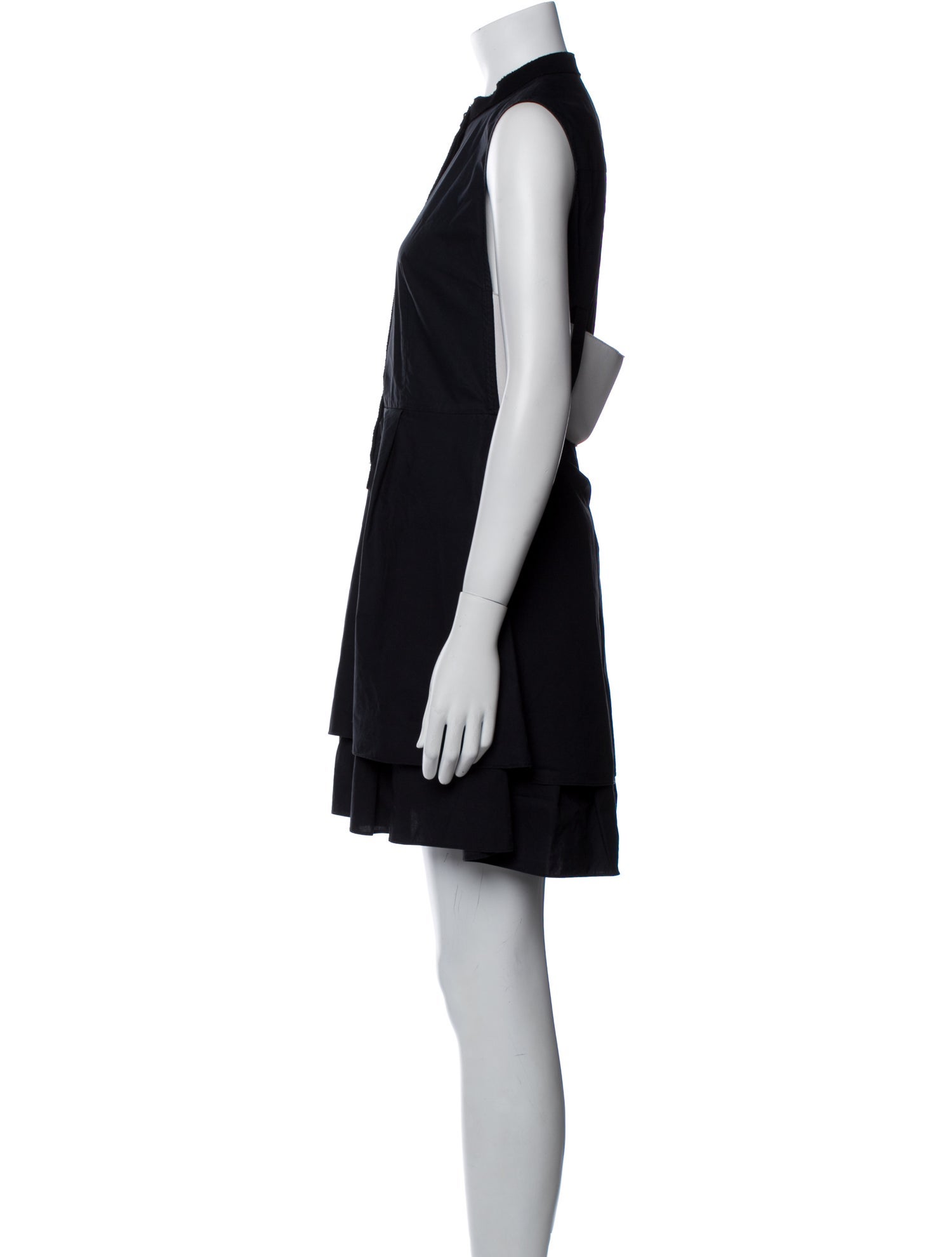 Derek Lam 10 Crosby Mock Neck Mini Dress