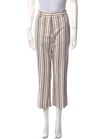 Derek Lam 10 Crosby Pants Striped Wide Leg US 8 | M