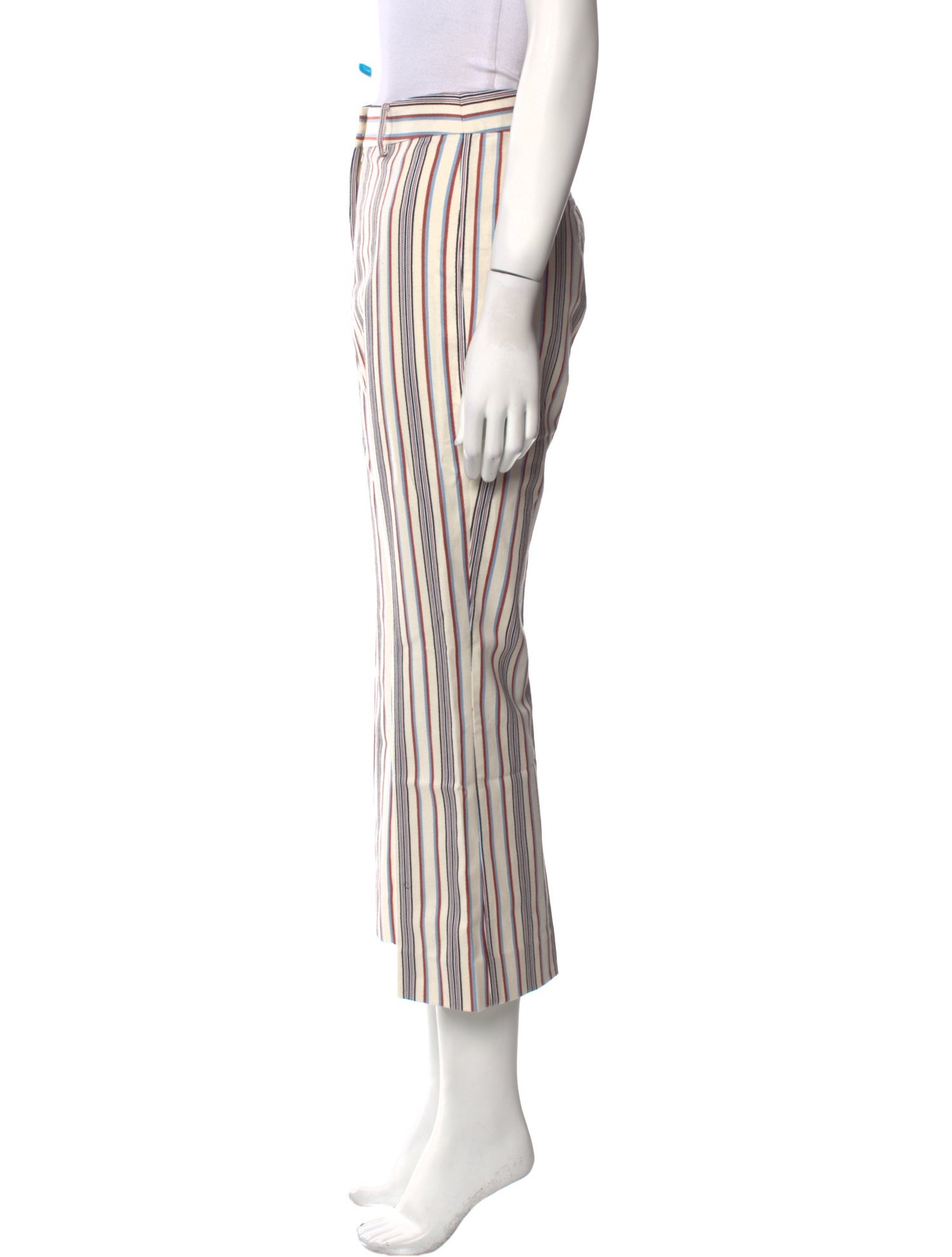 Derek Lam 10 Crosby Striped Wide Leg Pants w/ Tags