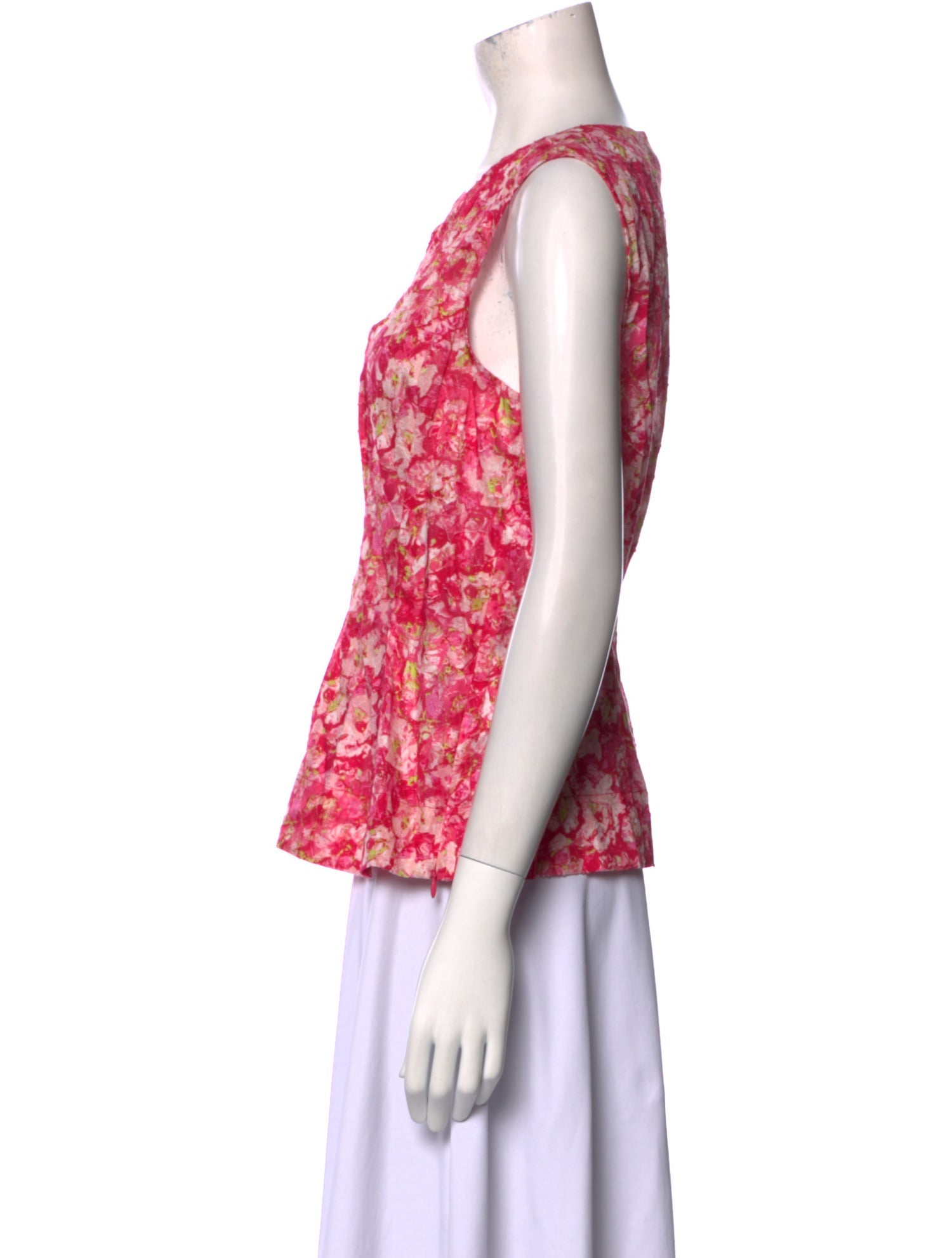 Derek Lam 10 Crosby Floral Print V-Neck Blouse