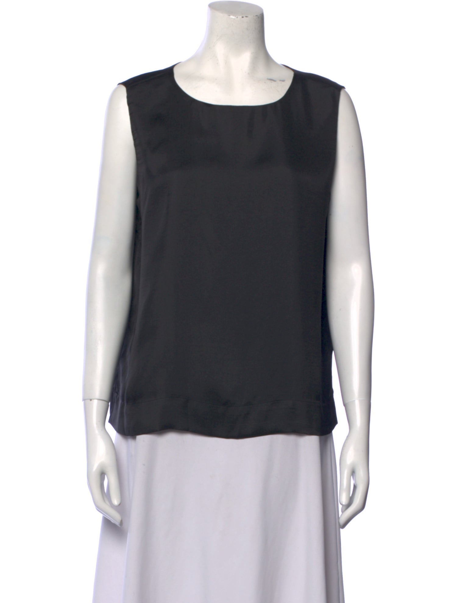 Derek Lam 10 Crosby Scoop Neck Sleeveless Top