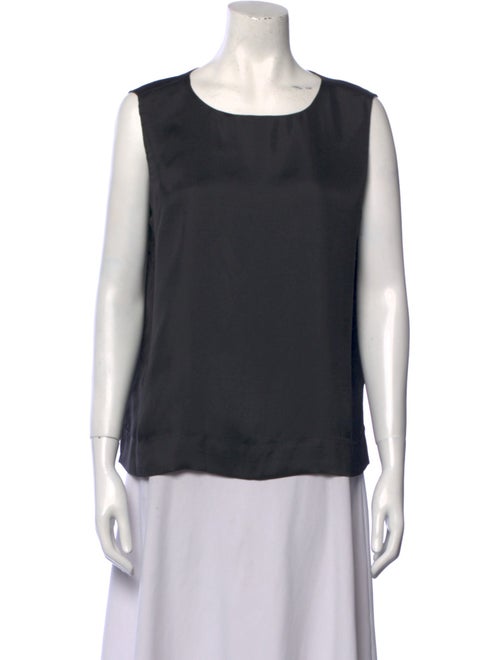 Derek Lam 10 Crosby Scoop Neck Sleeveless Top