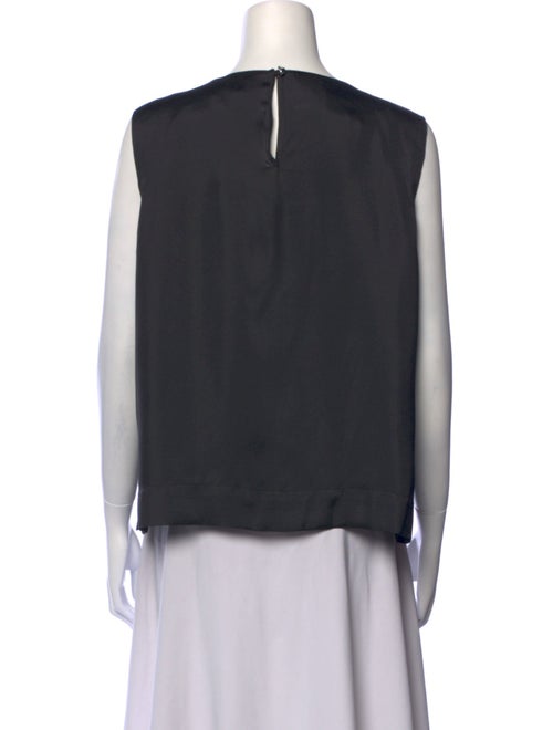 Derek Lam 10 Crosby Scoop Neck Sleeveless Top