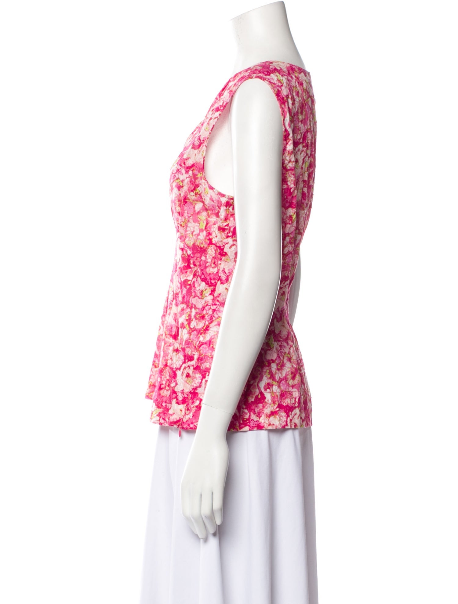 Derek Lam 10 Crosby Floral Print V-Neck Blouse
