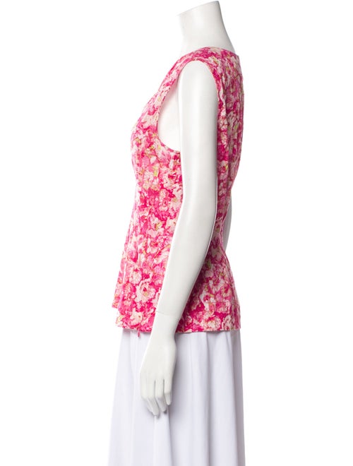 Derek Lam 10 Crosby Floral Print V-Neck Blouse