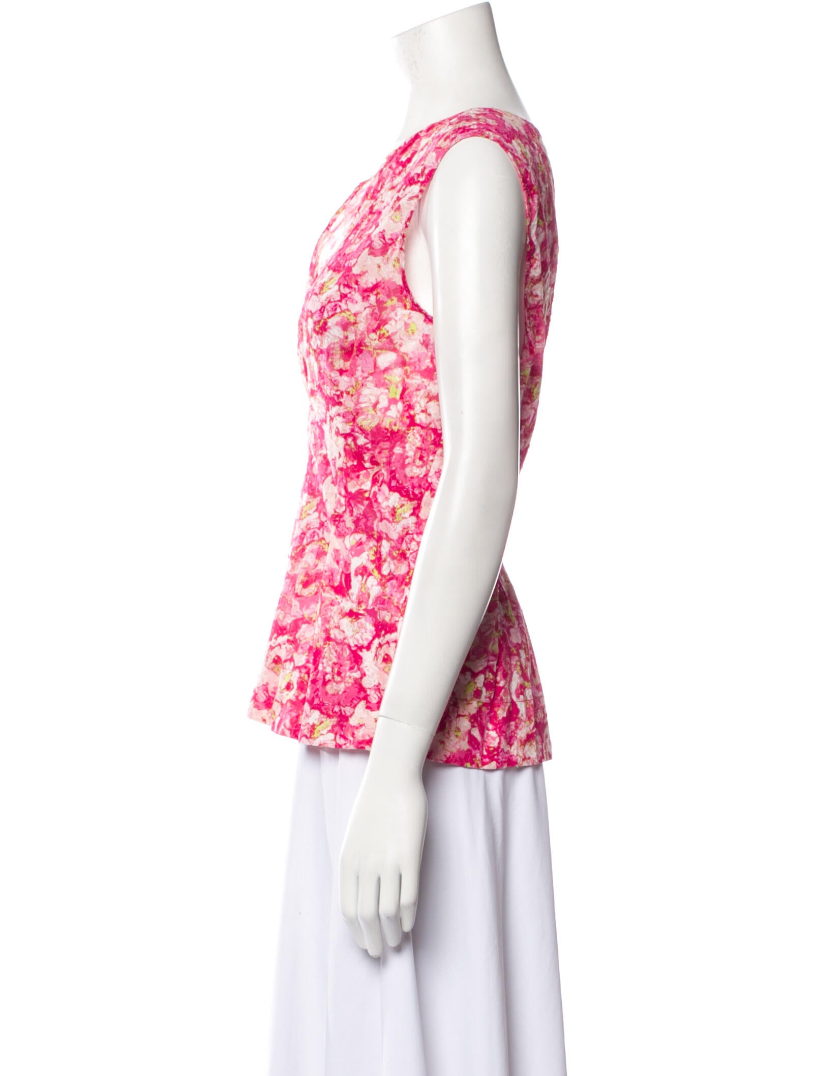 Derek Lam 10 Crosby Floral Print V-Neck Blouse