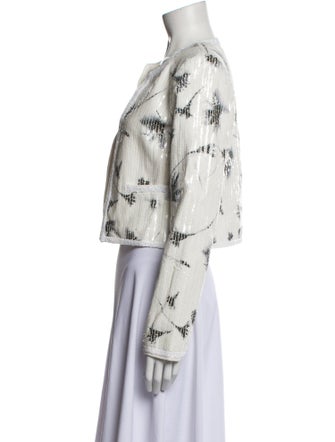 Derek Lam 10 Crosby Floral Print Jacket