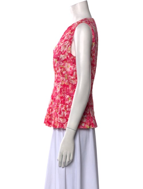 Derek Lam 10 Crosby Floral Print V-Neck Blouse