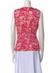 Derek Lam 10 Crosby Floral Print V-Neck Blouse