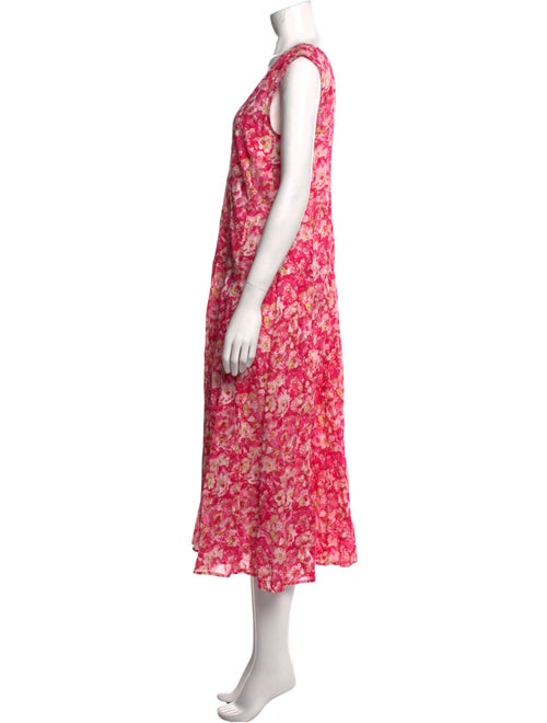 Derek Lam 10 Crosby Floral Print Long Dress