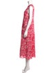 Derek Lam 10 Crosby Floral Print Long Dress