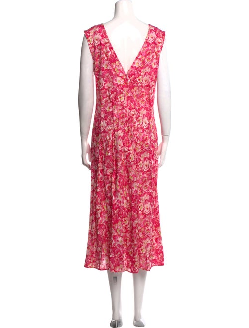 Derek Lam 10 Crosby Floral Print Long Dress