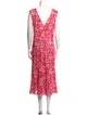 Derek Lam 10 Crosby Floral Print Long Dress