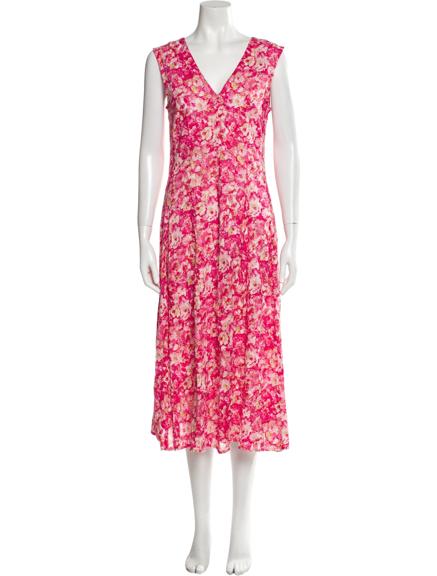 Derek Lam 10 Crosby Floral Print Long Dress