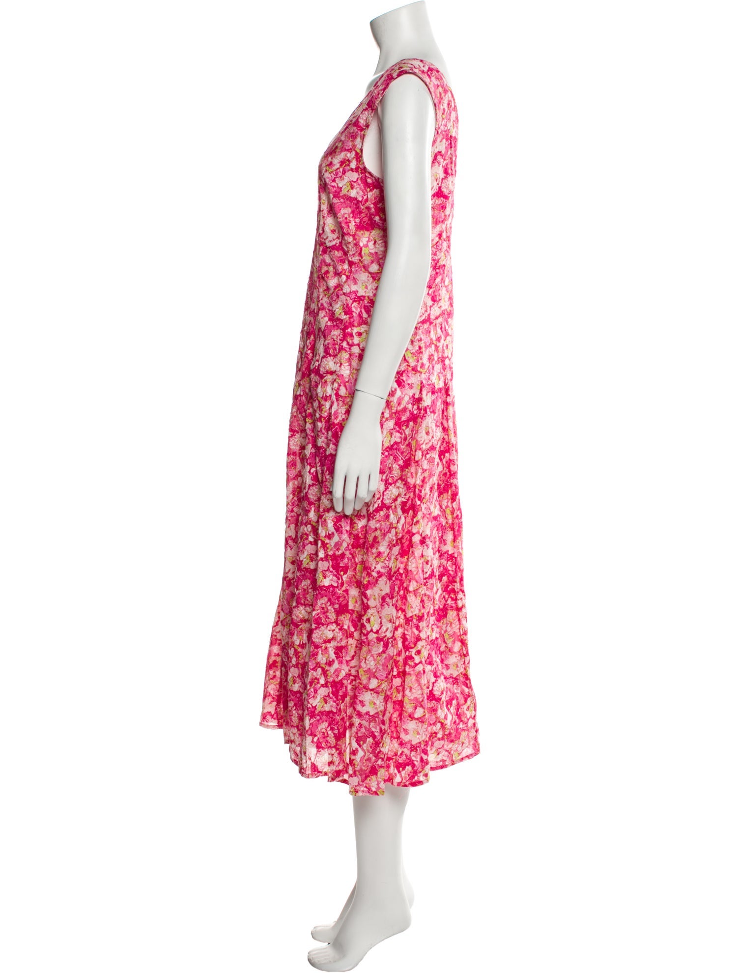 Derek Lam 10 Crosby Floral Print Long Dress