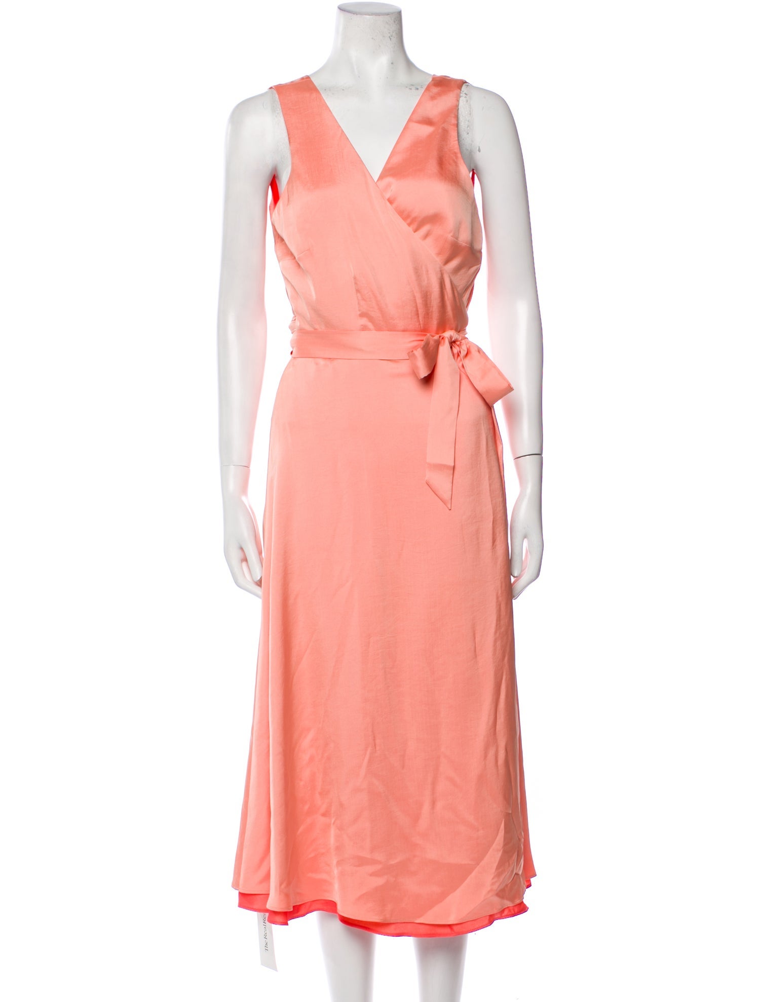 Derek Lam 10 Crosby V-Neck Long Dress