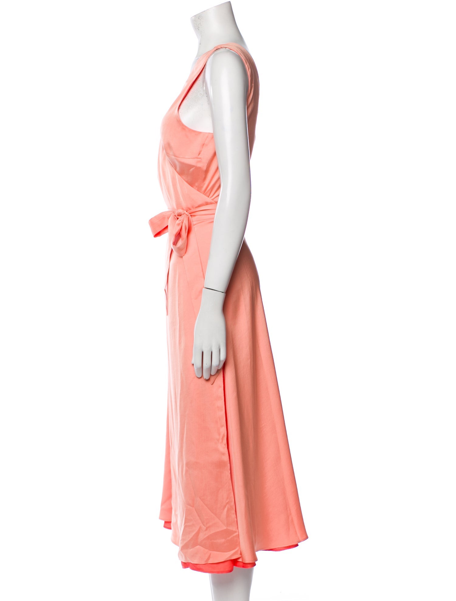 Derek Lam 10 Crosby V-Neck Long Dress