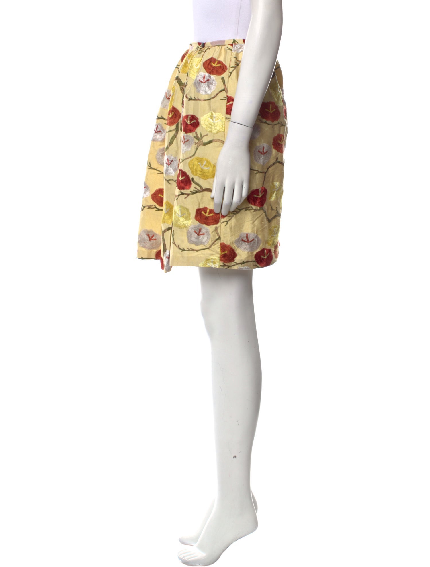 Derek Lam 10 Crosby Floral Print Midi Length Skirt w/ Tags